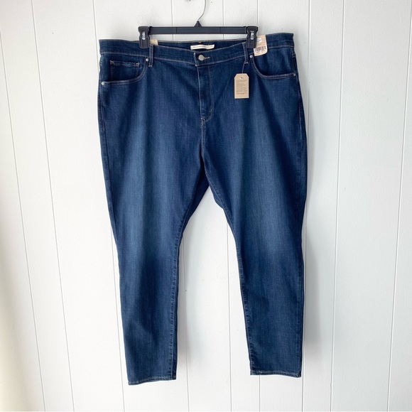 Levi's Denim - Levi’s Women’s 721‎ High-Rise Skinny Jeans Dark Wash Size 24W Plus NWT